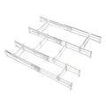 Vtopmart 4 Pack 6" Tall Upgrade Drawer Dividers for Big and Deep Drawer, 12.8"-22.3" Adjustable Expandable Dresser Drawer Organizer, Clear Plastic Separators for Dresser, Baby Supplies, Kitchenware